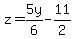 z=5y%2F6-11%2F2