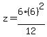 z=6%286%29%5E2%2F12