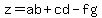 z=ab%2Bcd-fg