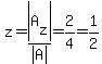 z=abs%28A%5Bz%5D%29%2Fabs%28A%29=2%2F4=1%2F2