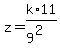 z=k%2A11%2F%289%5E2%29