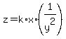 z=k%2Ax%2A%281%2Fy%5E2%29