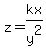 z=kx%2Fy%5E2