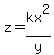 z=kx%5E2%2Fy