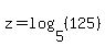 z=log%285%2C%28125%29%29