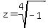 z=root%284%2C-1%29