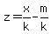 z=x%2Fk-m%2Fk+