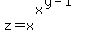 z=x%5E%28x%5E%28y-1%29%29