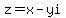 z=x+-+yi