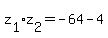 z%5B1%5D+%2Az%5B2%5D=-64+-4