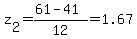 z%5B2%5D=%2861-41%29%2F12=1.67