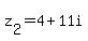 z%5B2%5D=4%2B11i