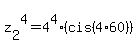 z%5B2%5D%5E4=4%5E4%28cis%284%2A60%29%29