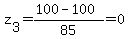 z%5B3%5D=%28100-100%29%2F85=0