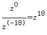z%5E0%2Fz%5E-18=z%5E18