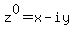 z%5E0=x-iy