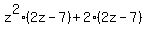 z%5E2%282z-7%29%2B2%282z-7%29