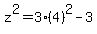 z%5E2=3%284%29%5E2-3