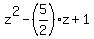 z%5E2+-+%285%2F2%29z+%2B+1