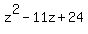 z%5E2-11z%2B24