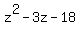 z%5E2-3z-18