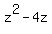z%5E2-4z