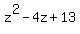 z%5E2-4z%2B13