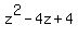 z%5E2-4z%2B4