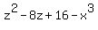 z%5E2-8z%2B16-x%5E3