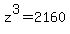 z%5E3=2160