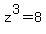 z%5E3+=+8