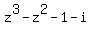 z%5E3+-+z%5E2+-+1+-+i