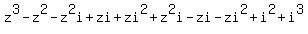 z%5E3+-+z%5E2+-+z%5E2i+%2B+zi+%2B+zi%5E2+%2B+z%5E2i+-+zi+-+zi%5E2+%2B+i%5E2+%2B+i%5E3