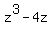 z%5E3-4z