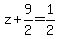 z+%2B+9%2F2+=+1%2F2