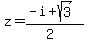 z+=+%28-i+%2B+sqrt%28+3+%29%29%2F%282%29