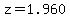 z+=+1.960