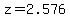 z+=+2.576