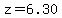 z+=+6.30