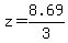 z+=+8.69%2F3
