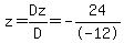 z+=+Dz%2FD+=+-24%2F-12
