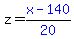 z+=+blue%28x+-+140%29%2Fblue%2820%29