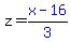 z+=+blue%28x+-+16%29%2Fblue%283%29