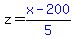 z+=+blue%28x+-+200%29%2Fblue%285%29