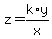 z+=+k%2Ay%2Fx