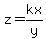 z+=+kx%2Fy