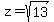 z+=+sqrt%2813%29