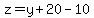 z+=y%2B20-10