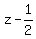 z+-+1%2F2%29%5E2+=+21%2F4