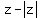 z+-+abs%28z%29+